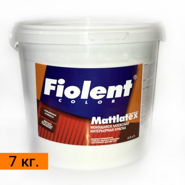 Краска моющаяся латексная интерьерная Mattlatex 7 кг.