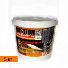 Огнебиозащита концентрат красный BASTION 5 кг.